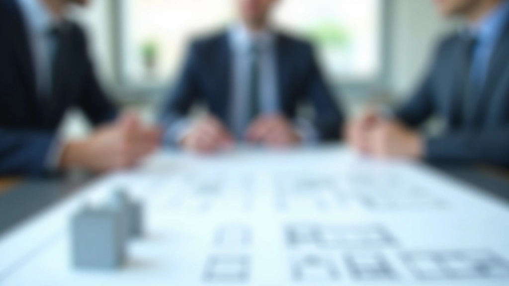 Großes Infrastrukturprojekt in Planung mit Architekturzeichnungen und 3D-Modellen auf Konferenztisch