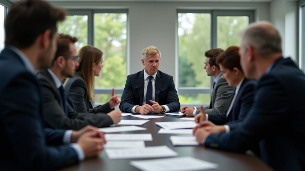 Team in einer Besprechung